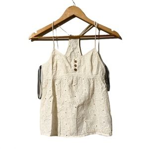 Volcom Eyelet Design Tank Top size S
